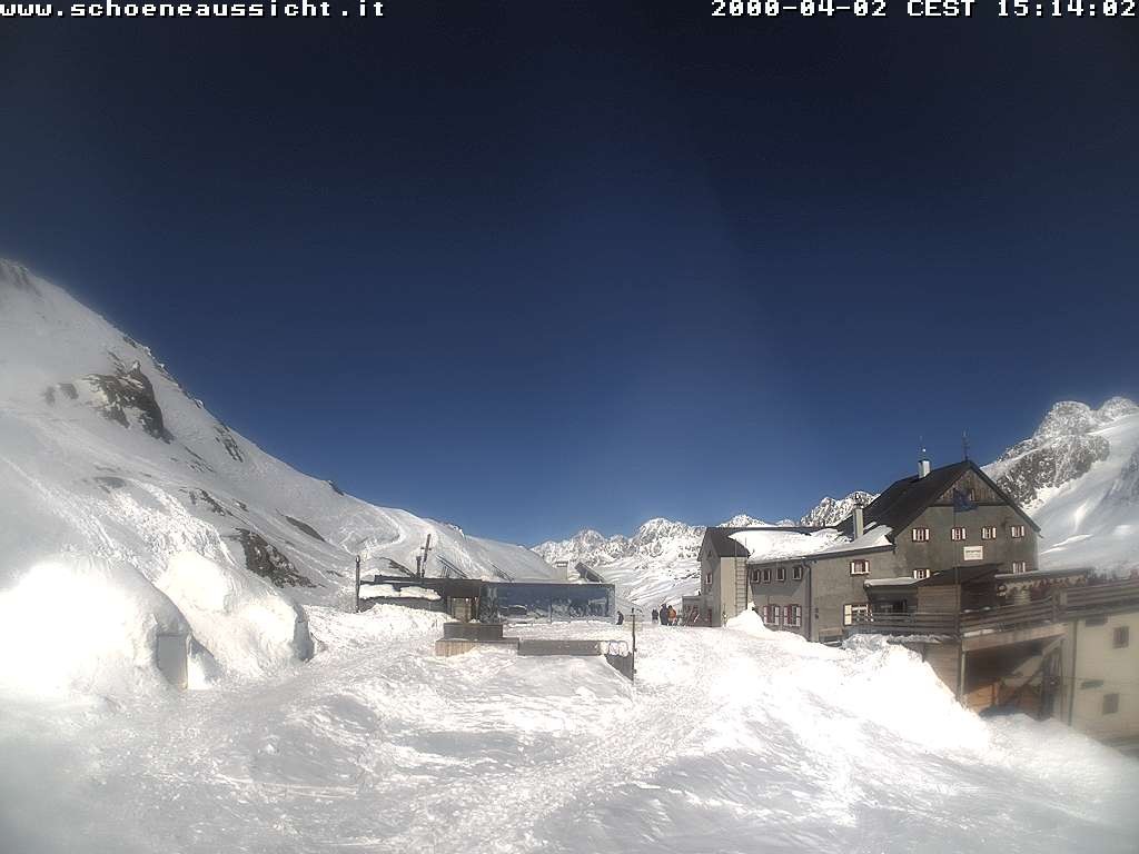 Archiv Foto Webcam Schnalstal: Schöne Aussicht-Hütte