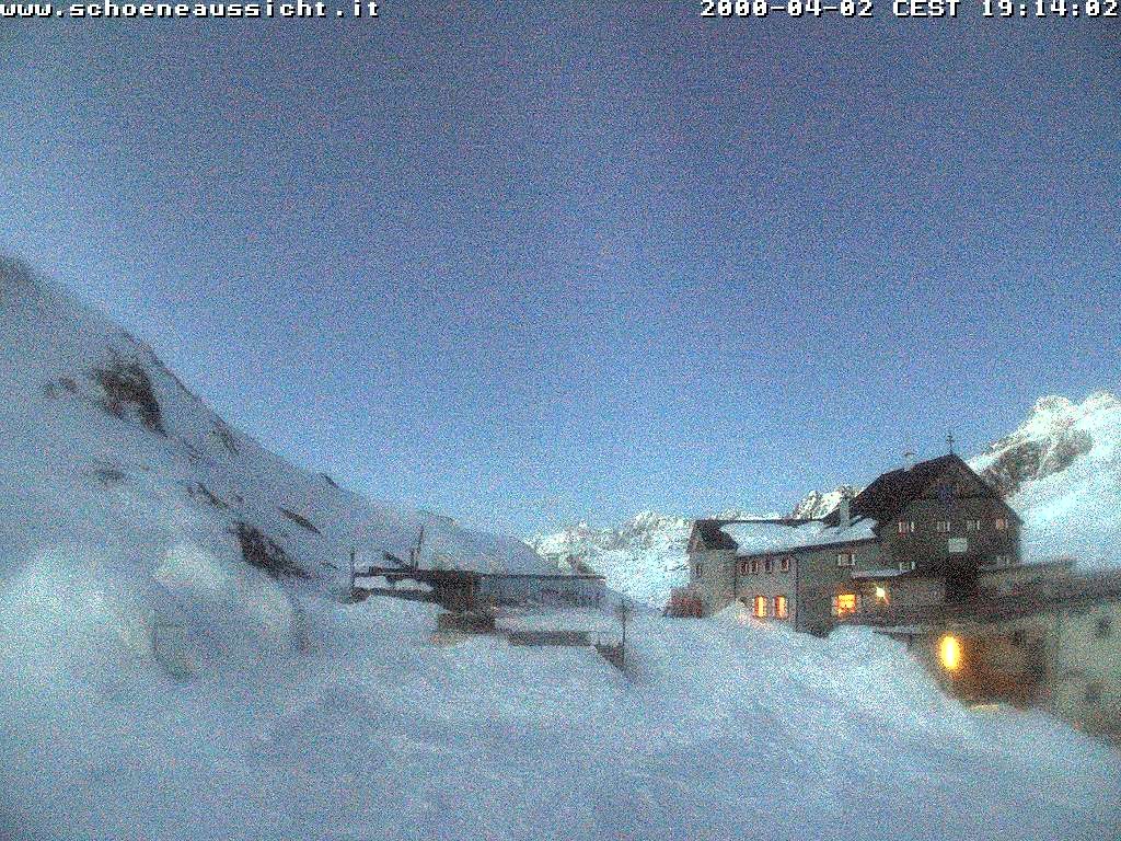 Archiv Foto Webcam Schnalstal: Schöne Aussicht-Hütte