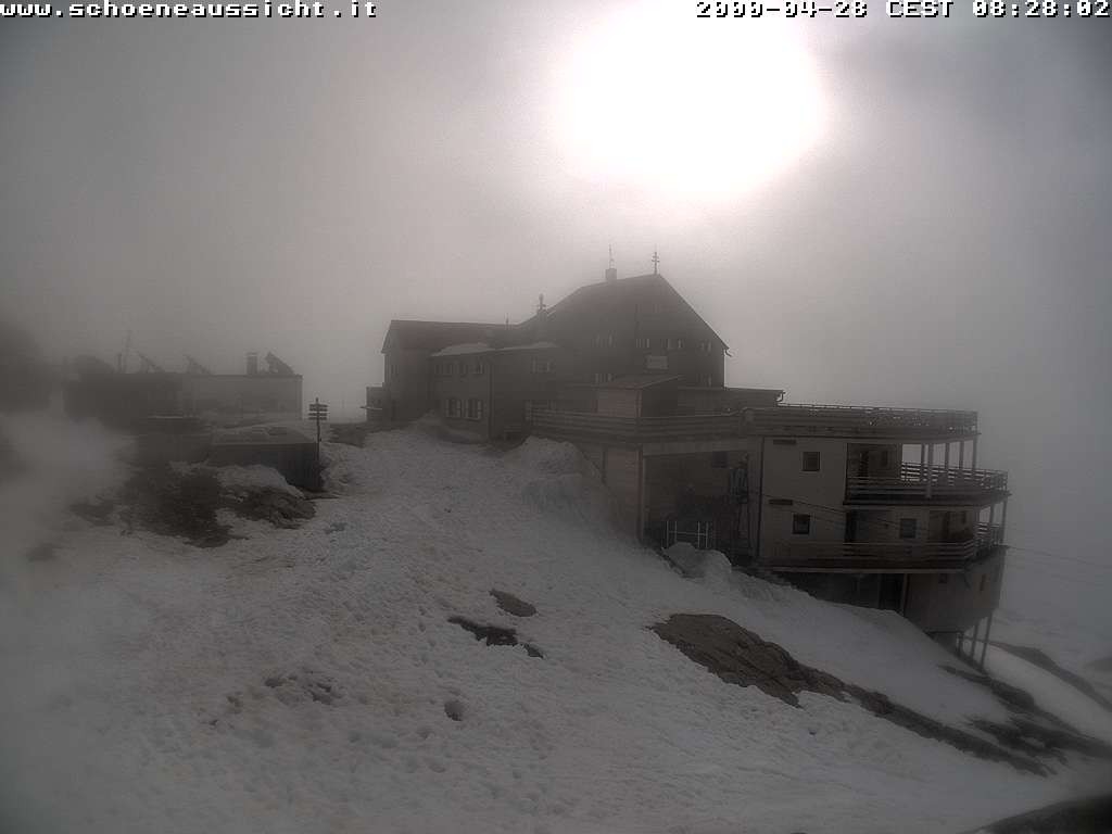 Archiv Foto Webcam Schnalstal: Schöne Aussicht-Hütte