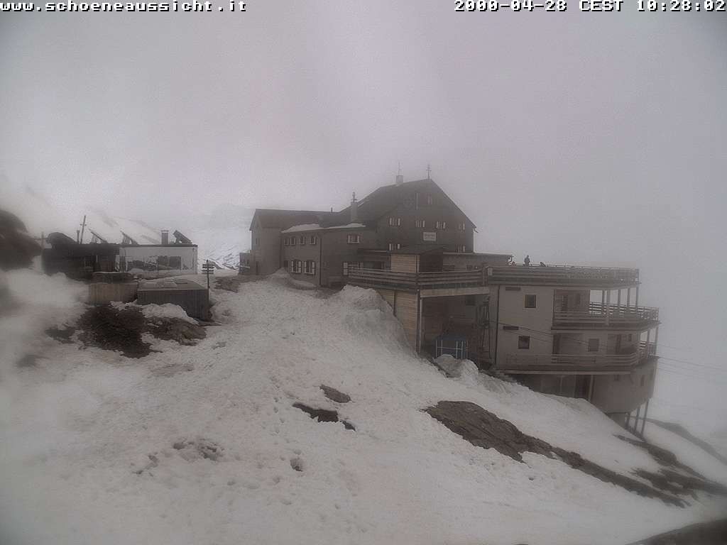 Archiv Foto Webcam Schnalstal: Schöne Aussicht-Hütte
