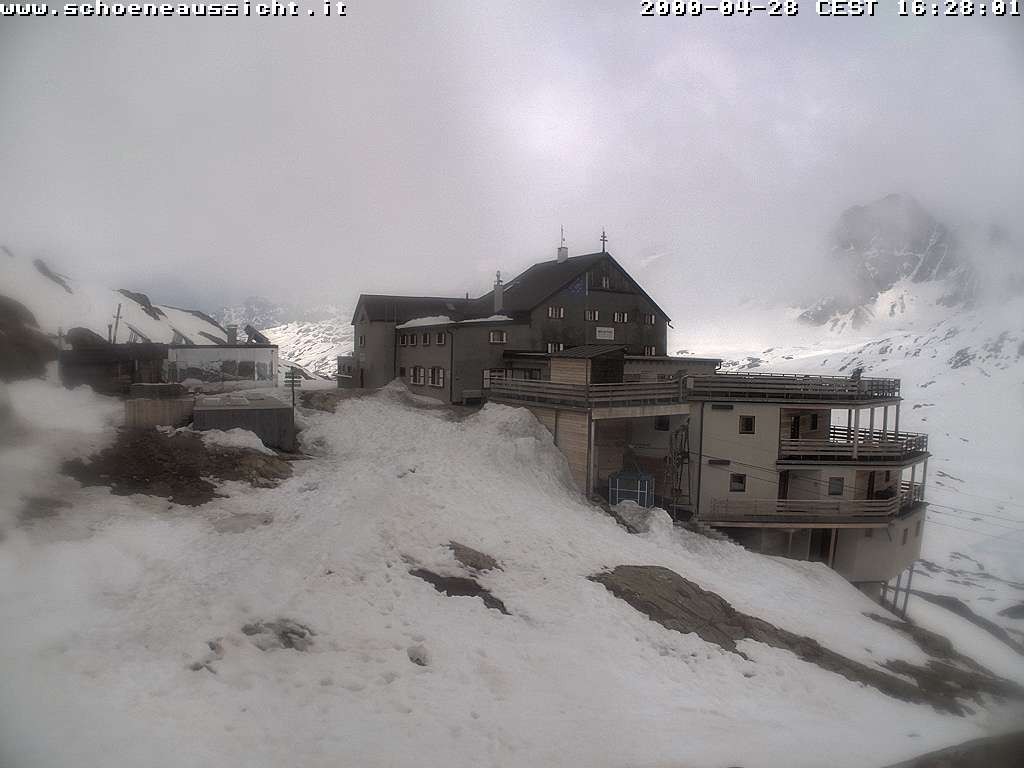 Archiv Foto Webcam Schnalstal: Schöne Aussicht-Hütte