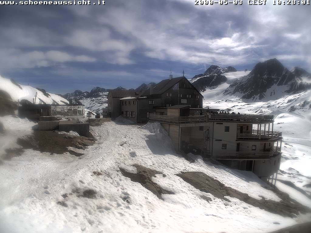 Archiv Foto Webcam Schnalstal: Schöne Aussicht-Hütte