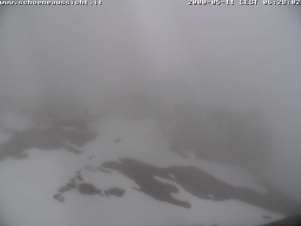 Archived image Webcam Schnalstal: Hut "Schöne Aussicht"