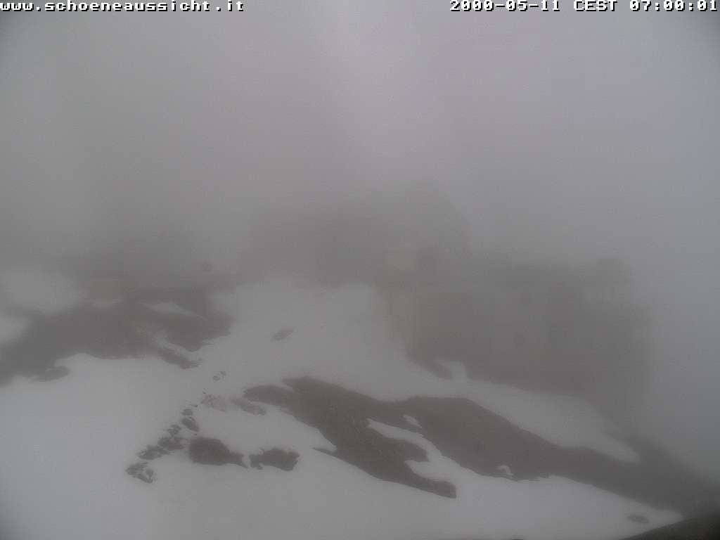 Archived image Webcam Schnalstal: Hut "Schöne Aussicht"