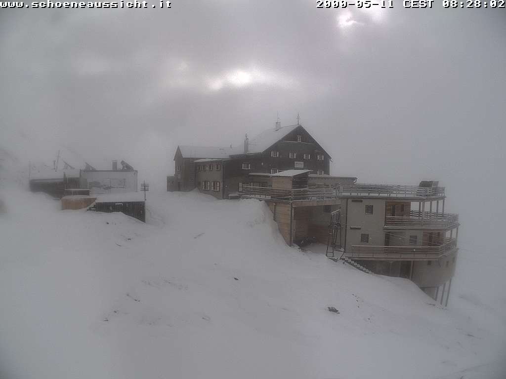 Archived image Webcam Schnalstal: Hut "Schöne Aussicht"
