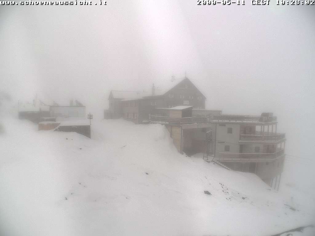 Archived image Webcam Schnalstal: Hut "Schöne Aussicht"