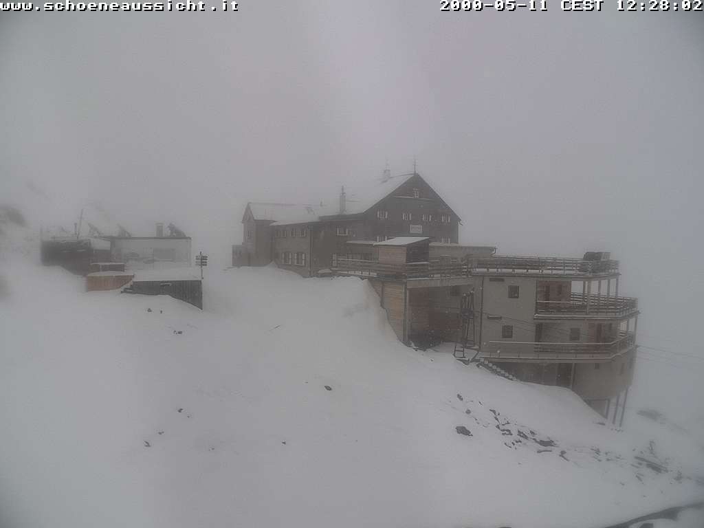 Archived image Webcam Schnalstal: Hut "Schöne Aussicht"