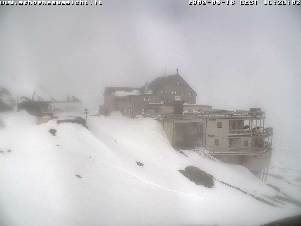 Archiv Foto Webcam Schnalstal: Schöne Aussicht-Hütte