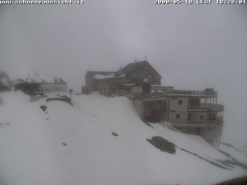 Archiv Foto Webcam Schnalstal: Schöne Aussicht-Hütte