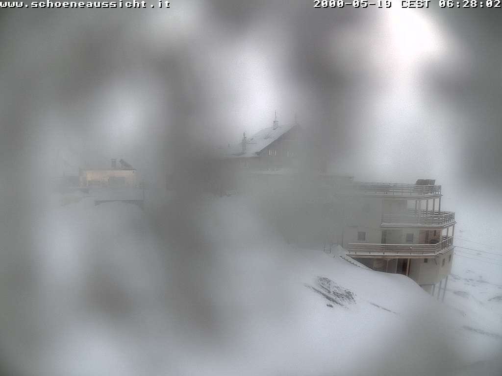 Archived image Webcam Schnalstal: Hut "Schöne Aussicht"