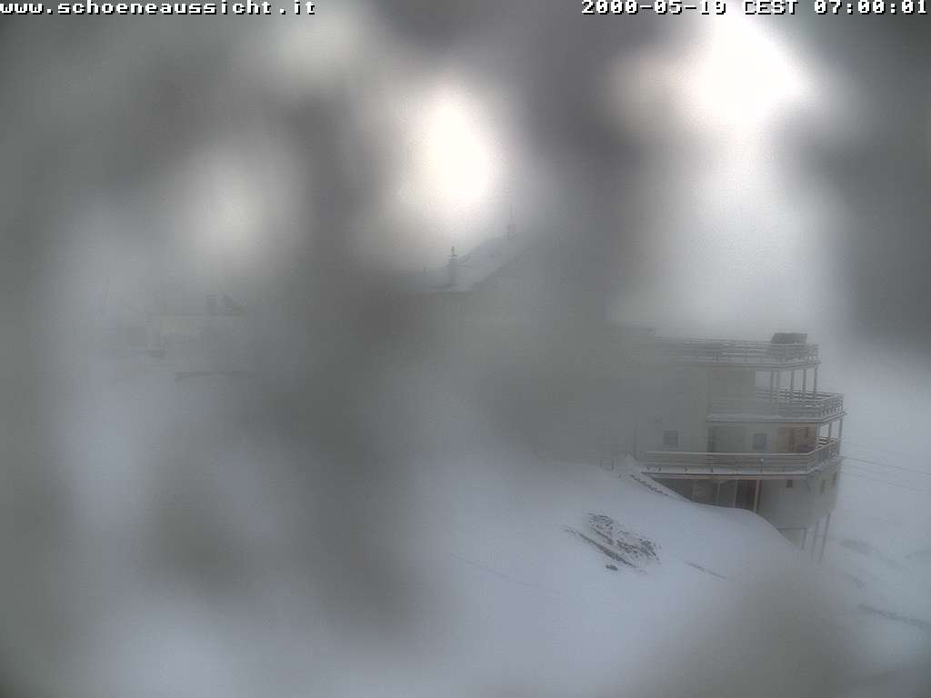 Archived image Webcam Schnalstal: Hut "Schöne Aussicht"