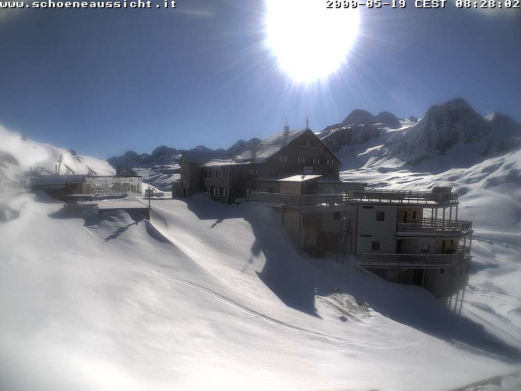 Archived image Webcam Schnalstal: Hut "Schöne Aussicht"