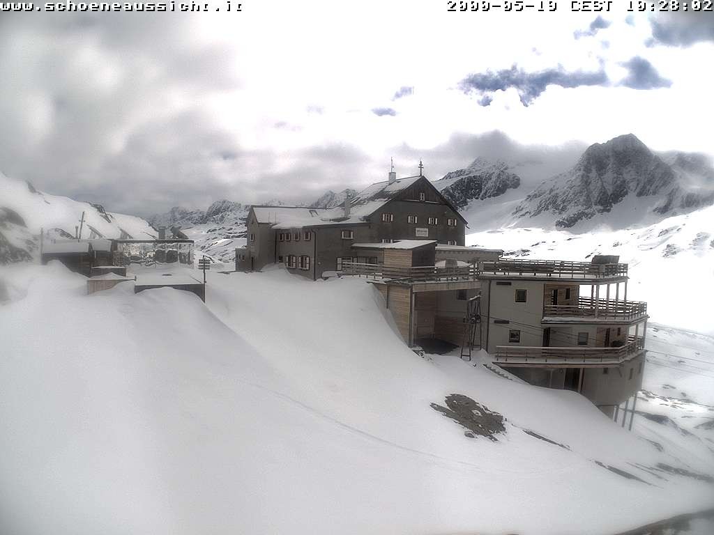 Archived image Webcam Schnalstal: Hut "Schöne Aussicht"