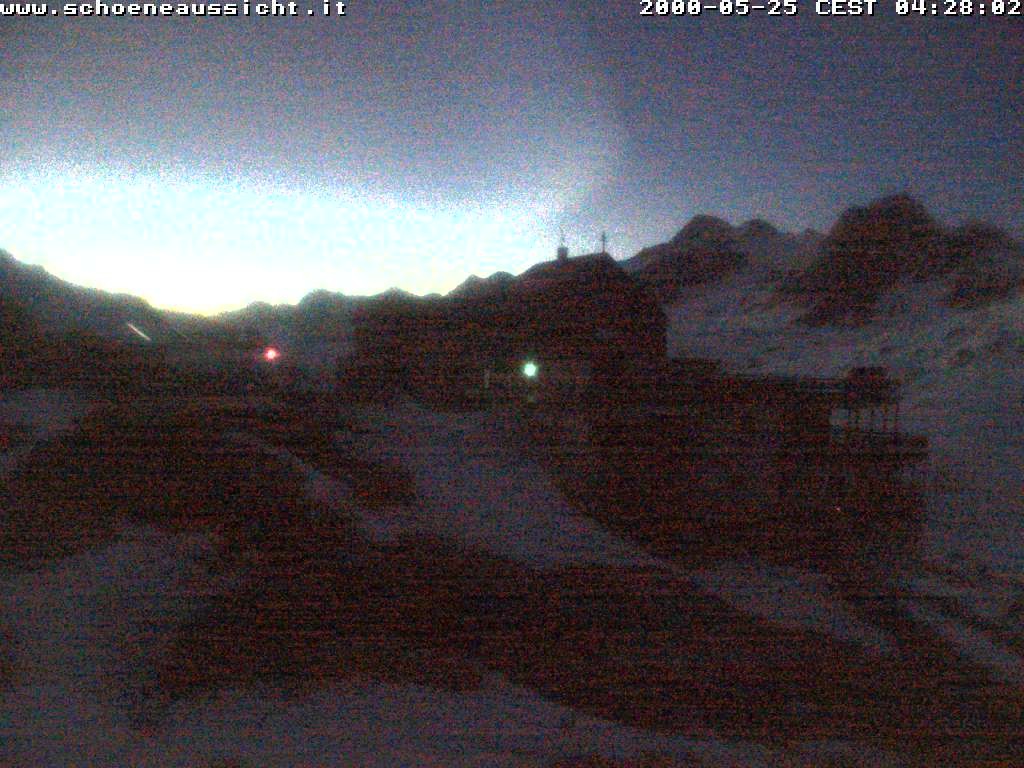 Archived image Webcam Schnalstal: Hut "Schöne Aussicht"