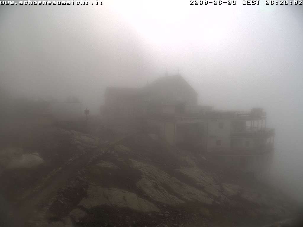 Archiv Foto Webcam Schnalstal: Schöne Aussicht-Hütte