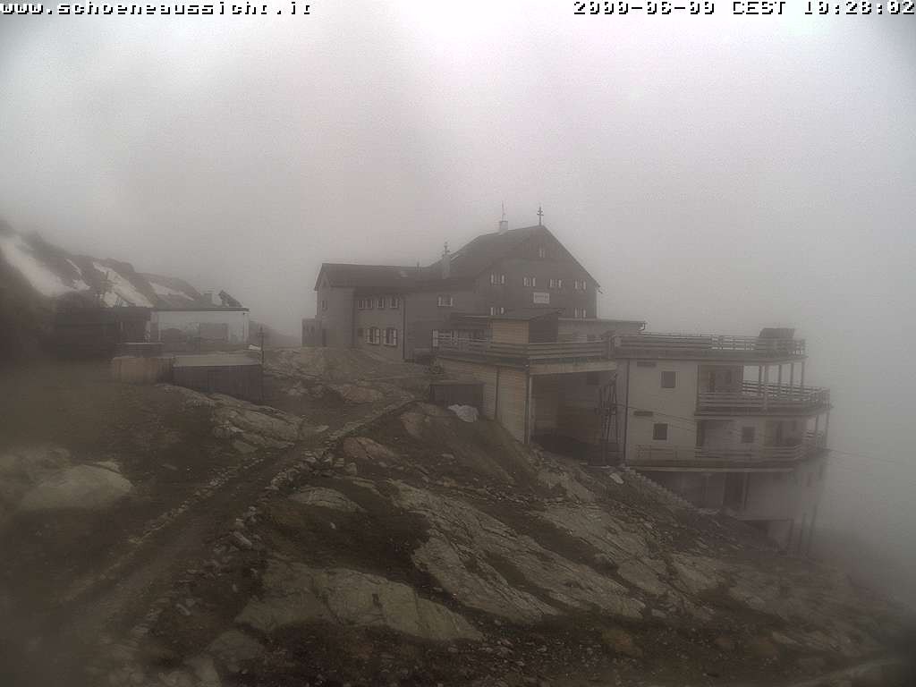 Archiv Foto Webcam Schnalstal: Schöne Aussicht-Hütte