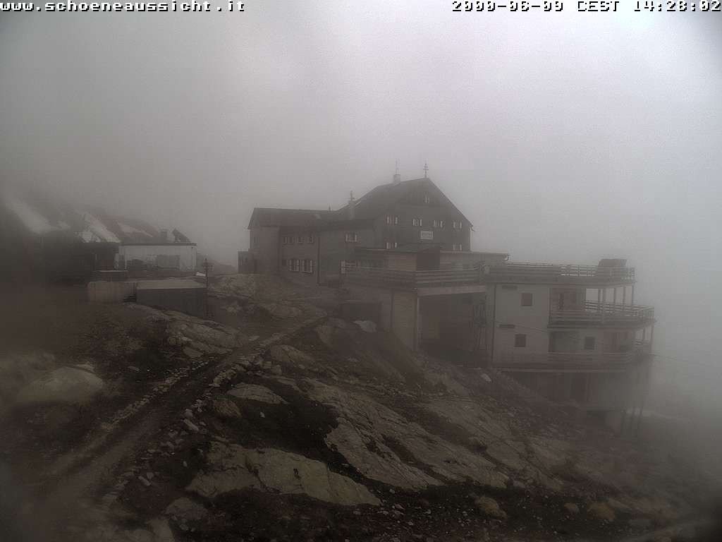 Archiv Foto Webcam Schnalstal: Schöne Aussicht-Hütte