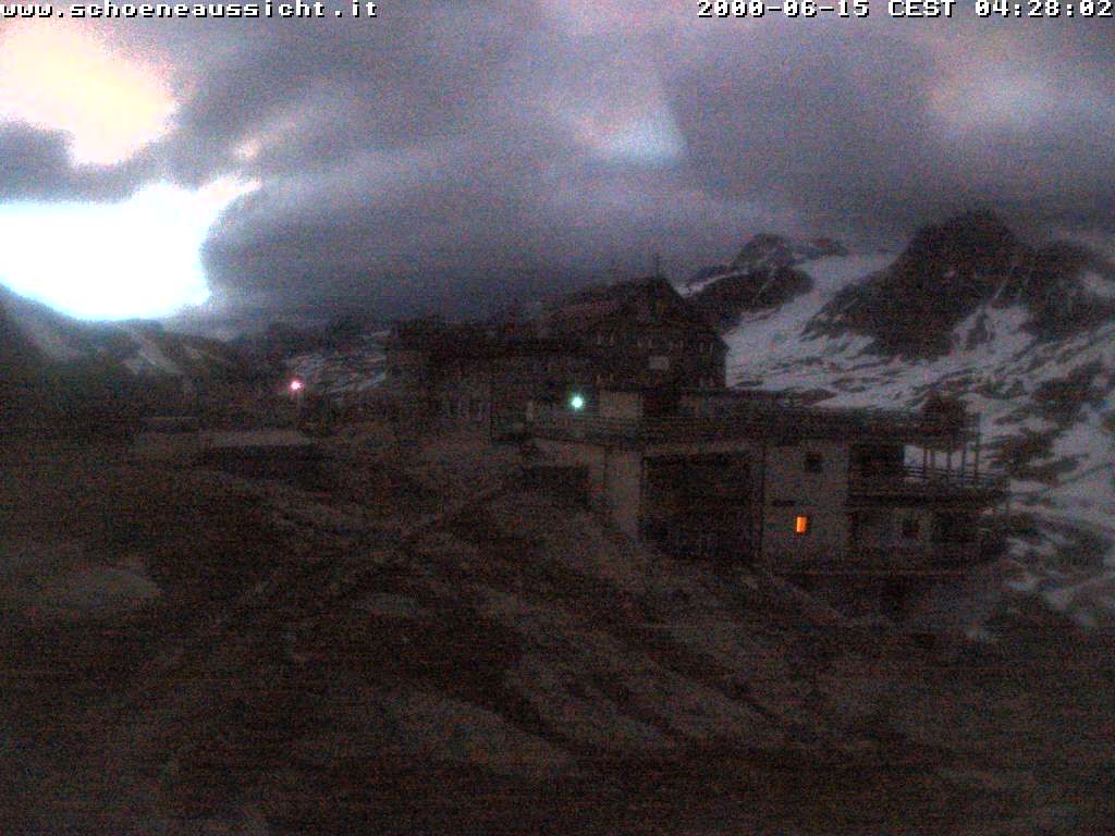 Archived image Webcam Schnalstal: Hut "Schöne Aussicht"