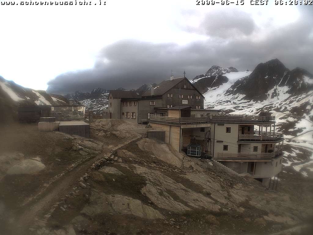 Archived image Webcam Schnalstal: Hut "Schöne Aussicht"