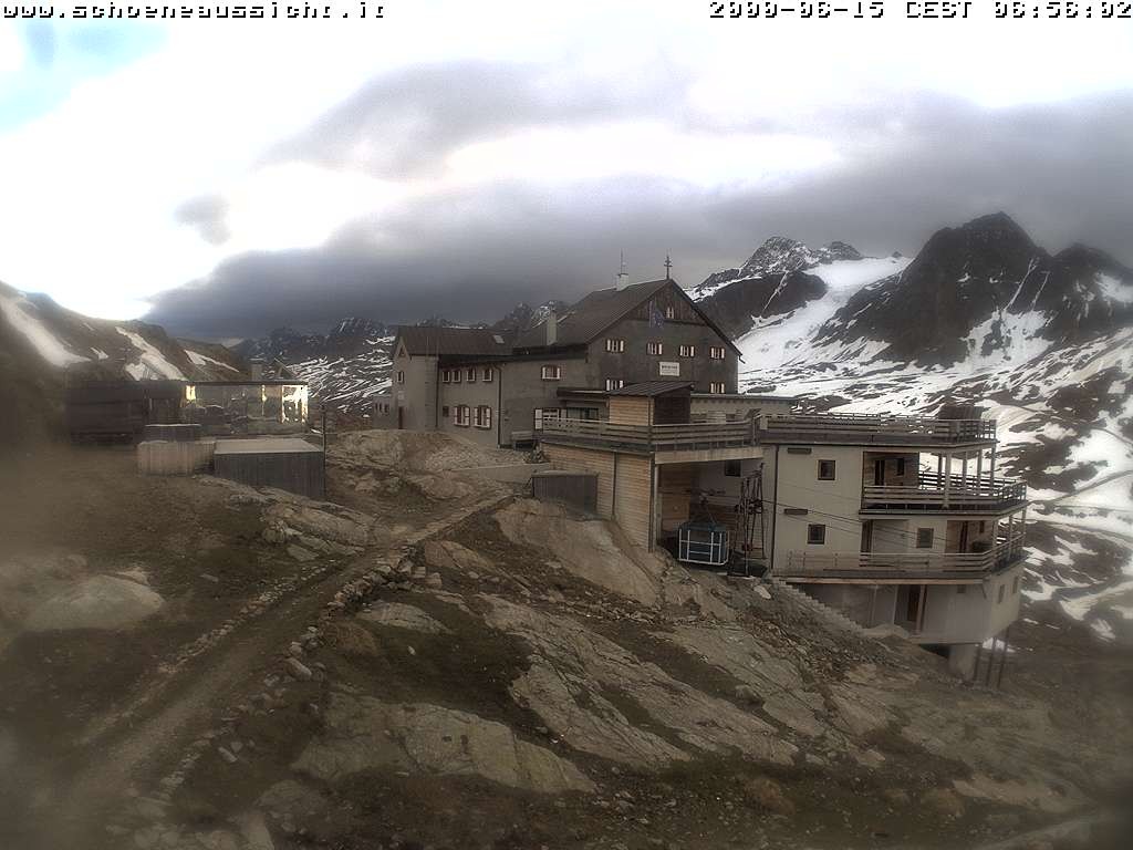 Archived image Webcam Schnalstal: Hut "Schöne Aussicht"