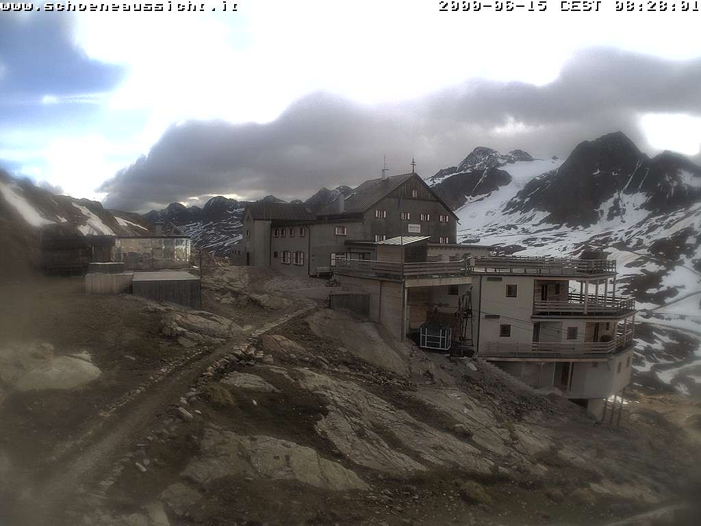 Archived image Webcam Schnalstal: Hut "Schöne Aussicht"
