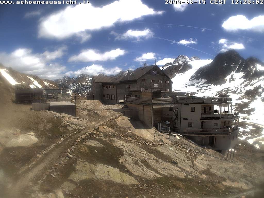 Archived image Webcam Schnalstal: Hut "Schöne Aussicht"