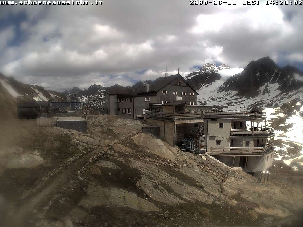 Archived image Webcam Schnalstal: Hut "Schöne Aussicht"