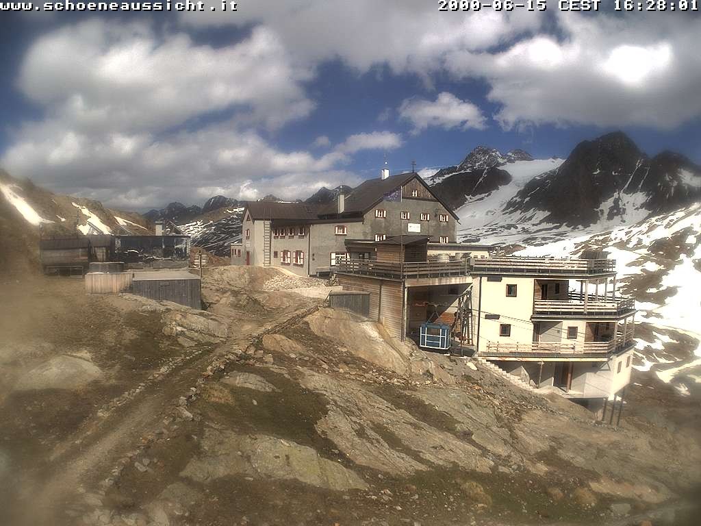 Archived image Webcam Schnalstal: Hut "Schöne Aussicht"