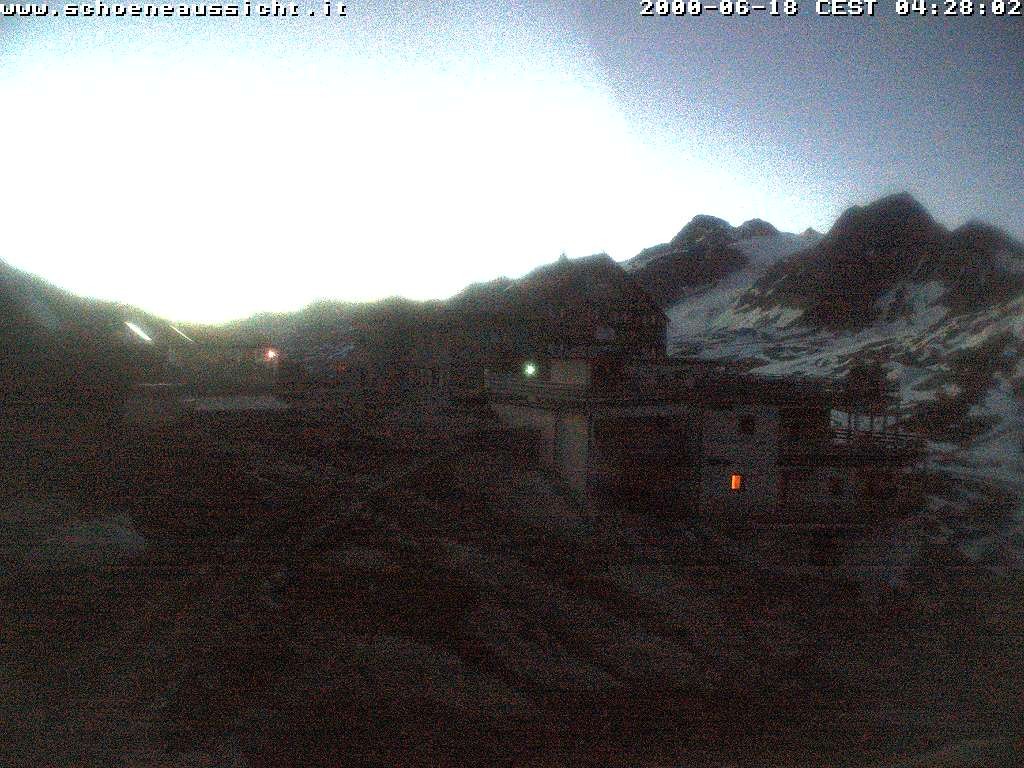 Archiv Foto Webcam Schnalstal: Schöne Aussicht-Hütte