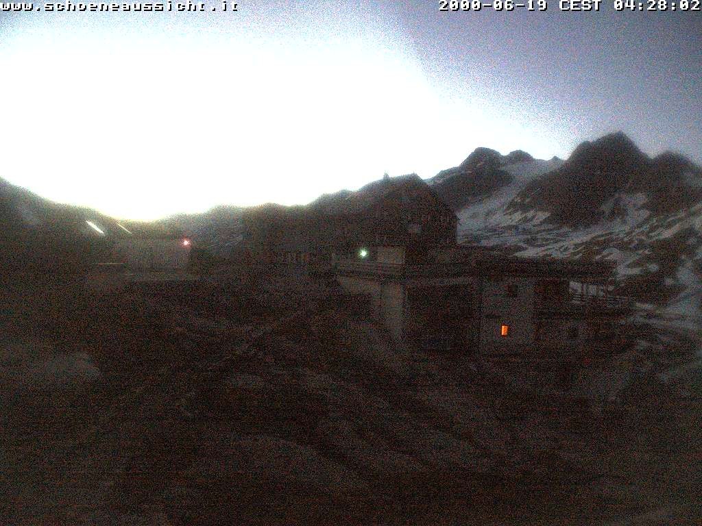 Archiv Foto Webcam Schnalstal: Schöne Aussicht-Hütte