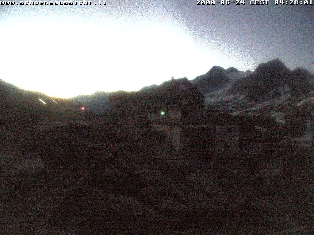 Archiv Foto Webcam Schnalstal: Schöne Aussicht-Hütte