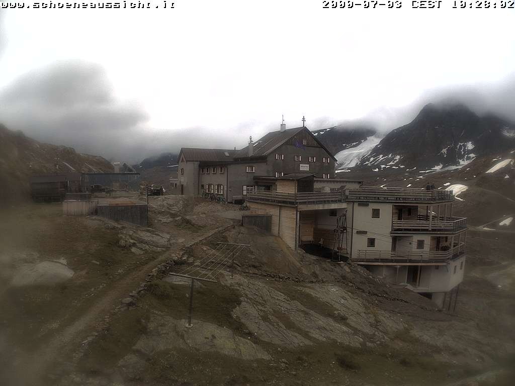 Archived image Webcam Schnalstal: Hut "Schöne Aussicht"