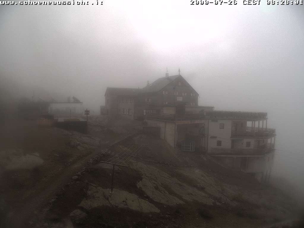 Archiv Foto Webcam Schnalstal: Schöne Aussicht-Hütte