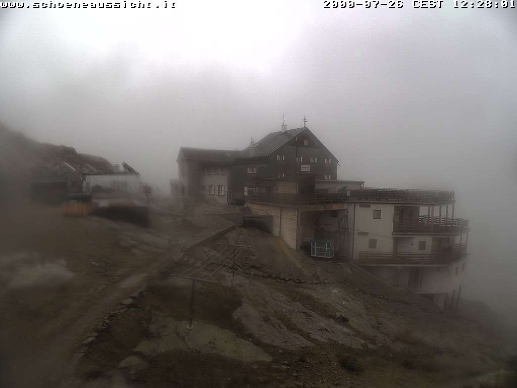 Archiv Foto Webcam Schnalstal: Schöne Aussicht-Hütte