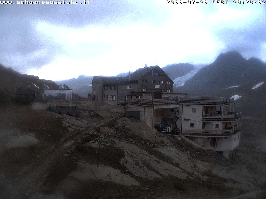 Archiv Foto Webcam Schnalstal: Schöne Aussicht-Hütte