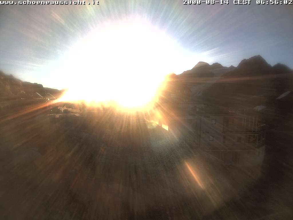 Archived image Webcam Schnalstal: Hut "Schöne Aussicht"