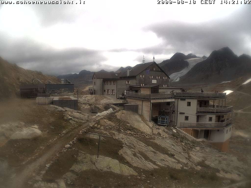 Archived image Webcam Schnalstal: Hut "Schöne Aussicht"