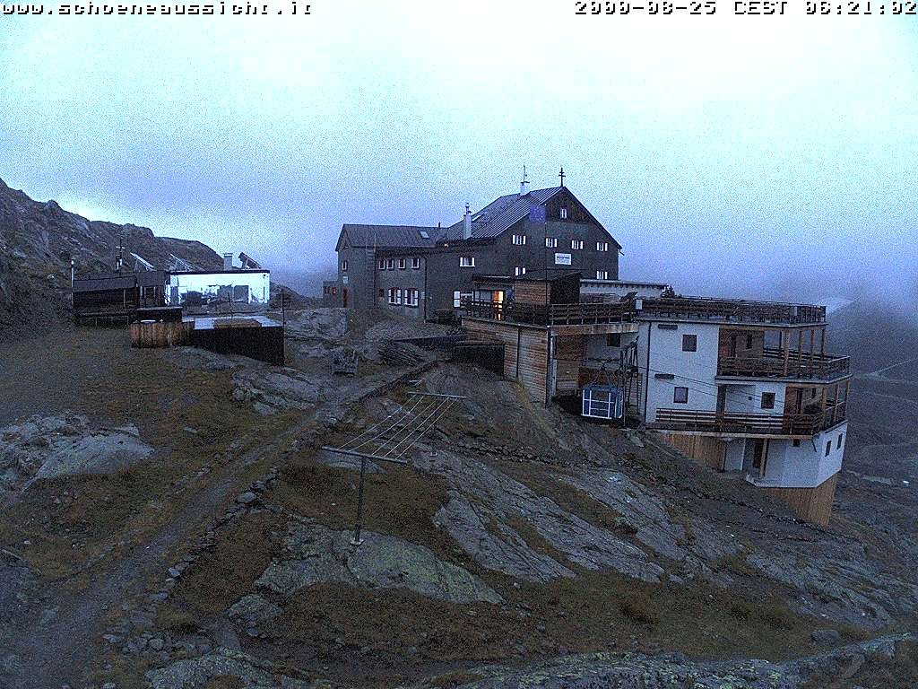 Archiv Foto Webcam Schnalstal: Schöne Aussicht-Hütte