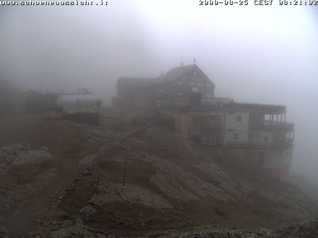 Archiv Foto Webcam Schnalstal: Schöne Aussicht-Hütte