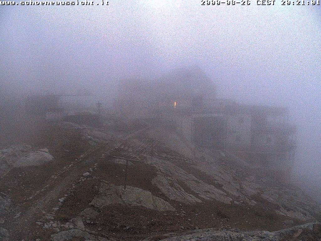 Archived image Webcam Schnalstal: Hut "Schöne Aussicht"