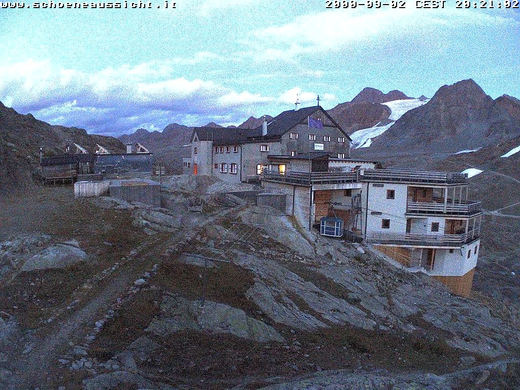 Archived image Webcam Schnalstal: Hut "Schöne Aussicht"