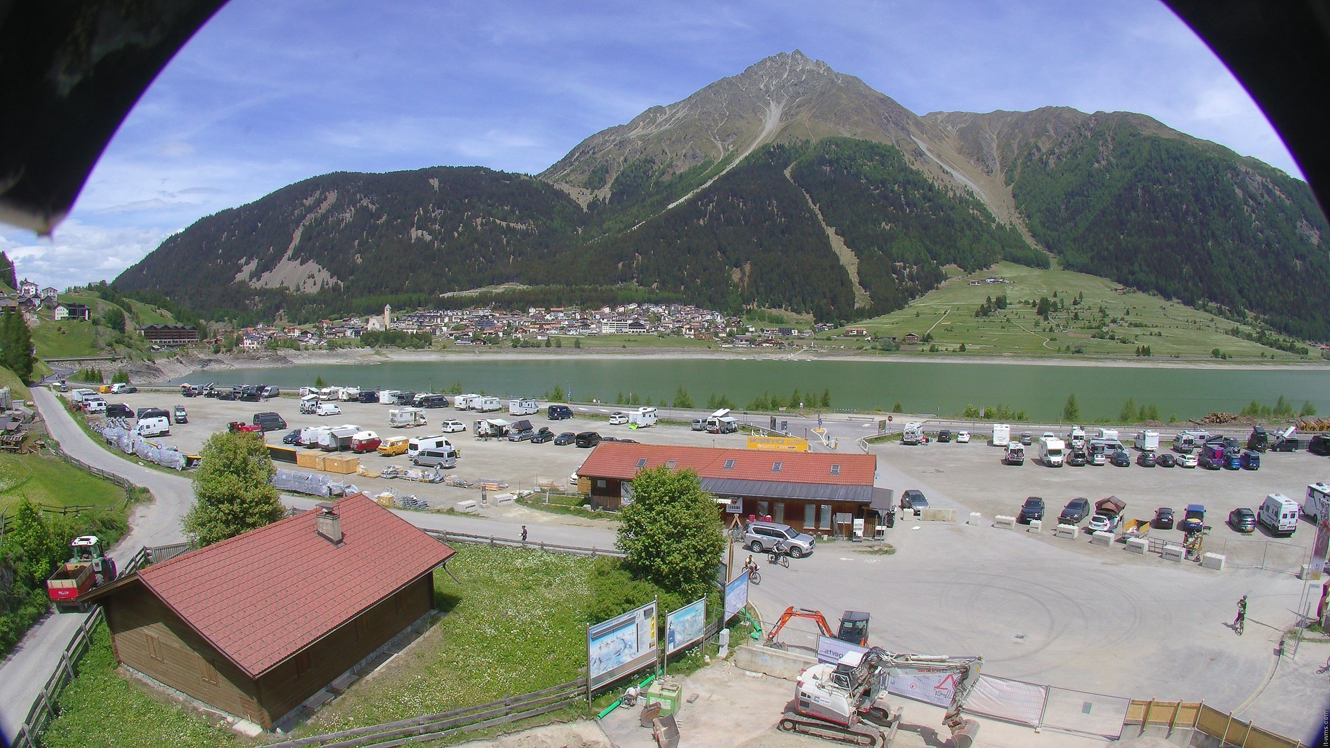 Archiv Foto Webcam Piz Reschen / Schöneben