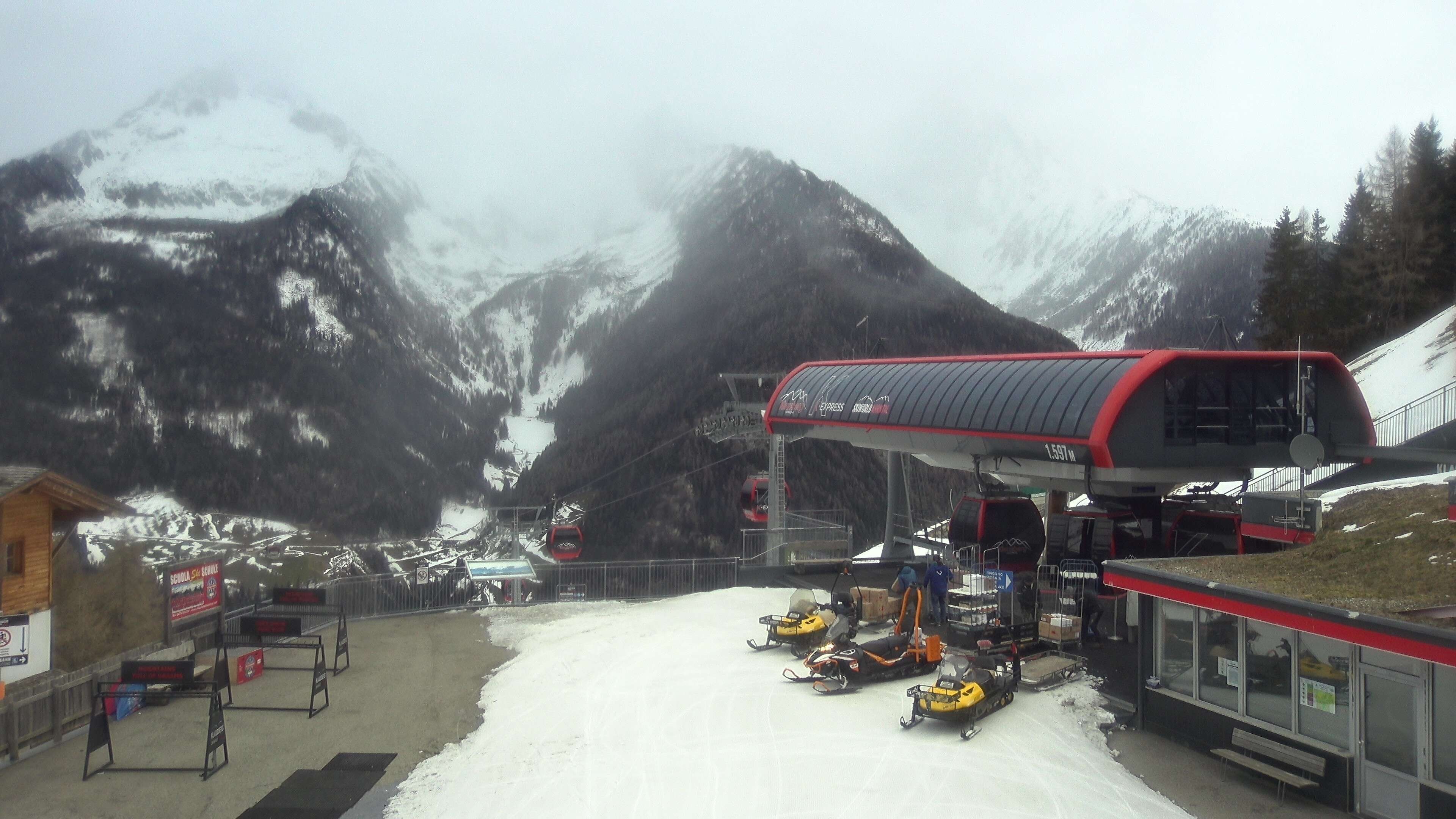 Archiv Foto Webcam Bergstation Klausberg