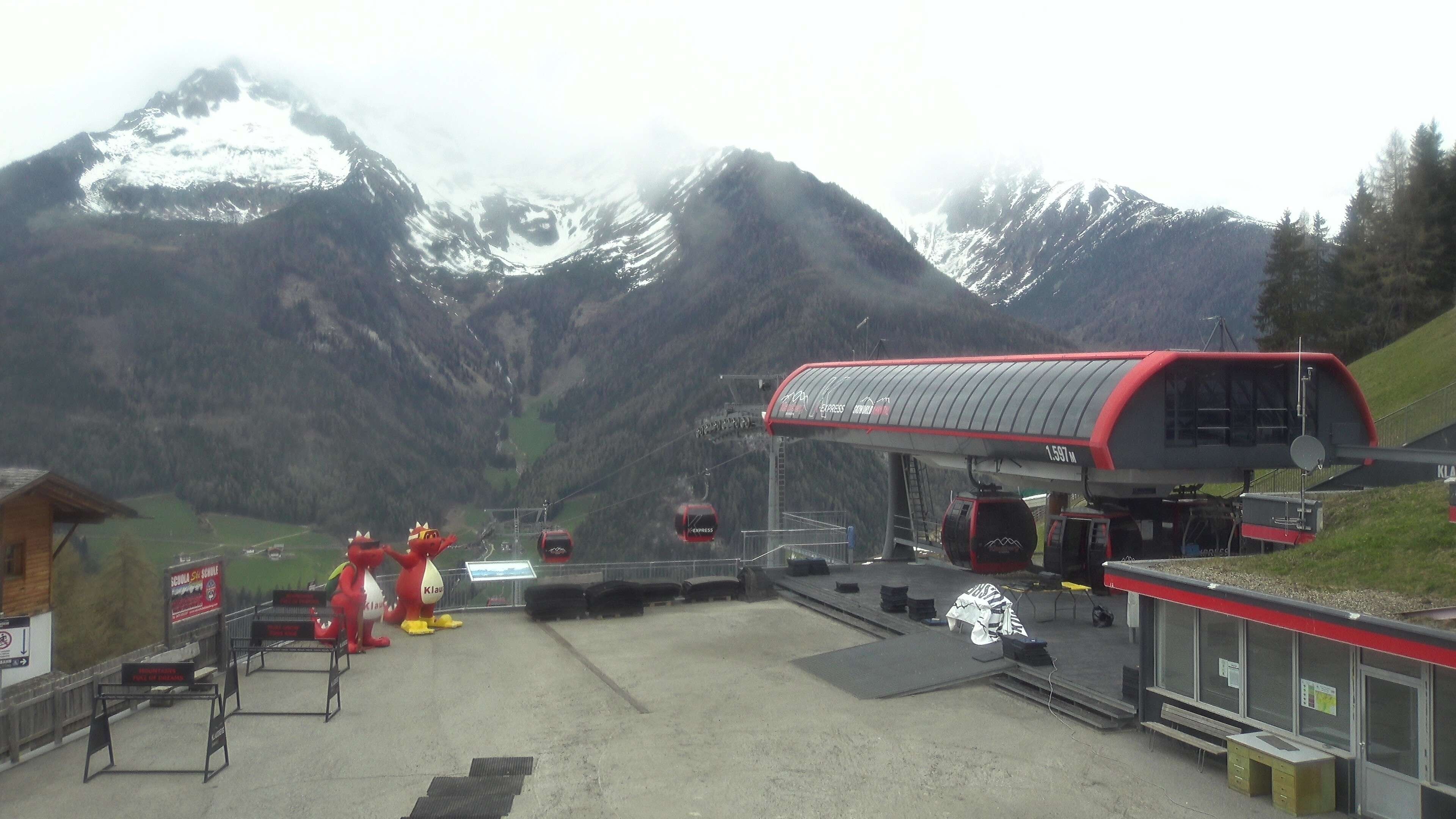 Archiv Foto Webcam Bergstation Klausberg