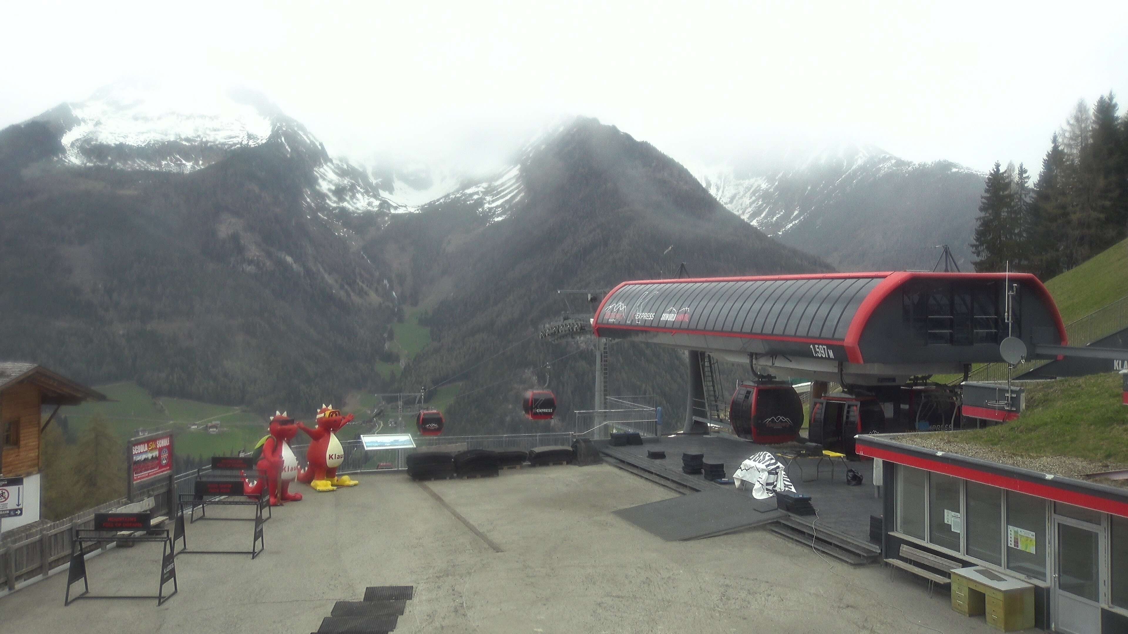 Archiv Foto Webcam Bergstation Klausberg