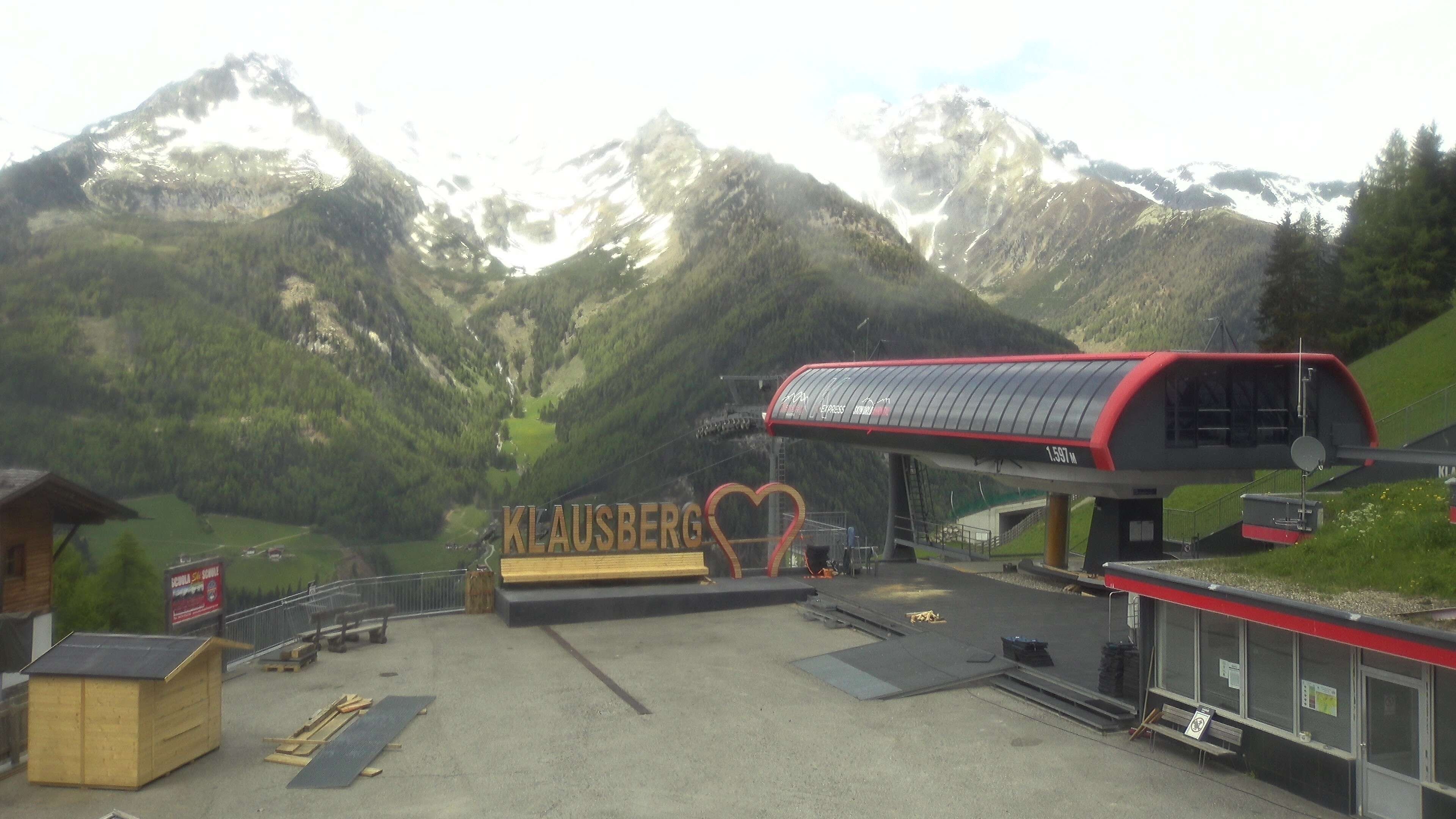 Archiv Foto Webcam Bergstation Klausberg