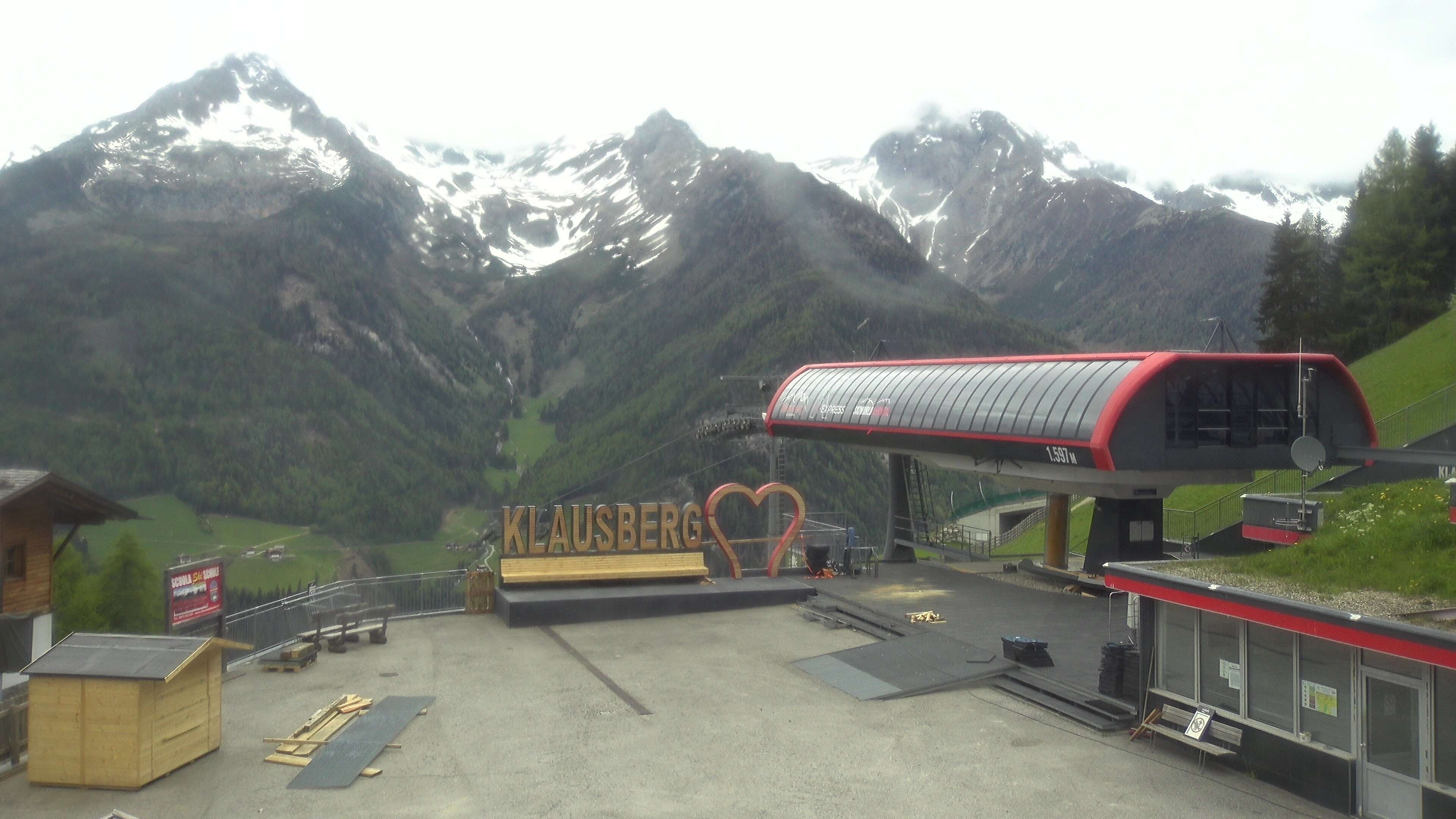 Archiv Foto Webcam Bergstation Klausberg