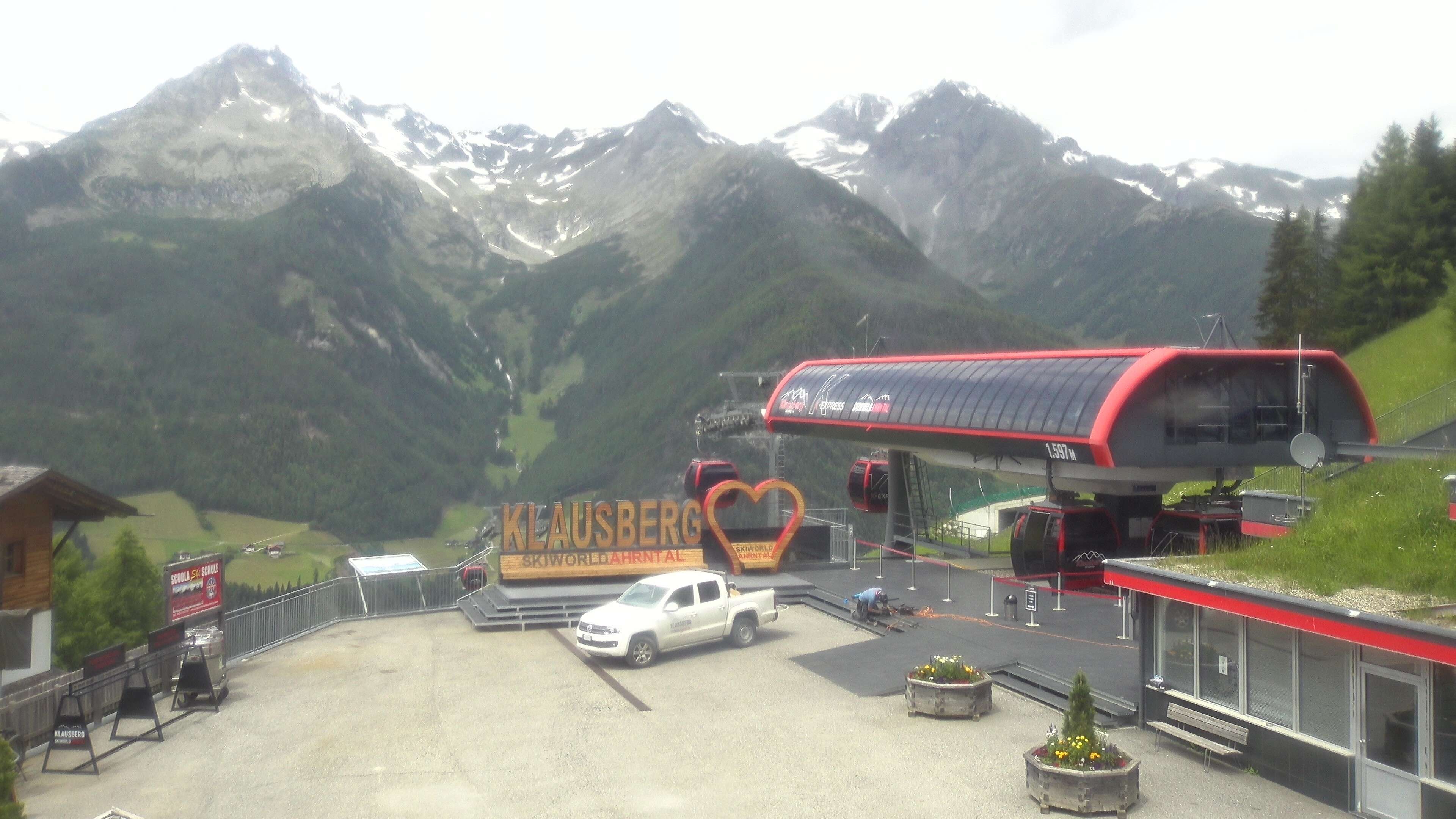 Archiv Foto Webcam Bergstation Klausberg