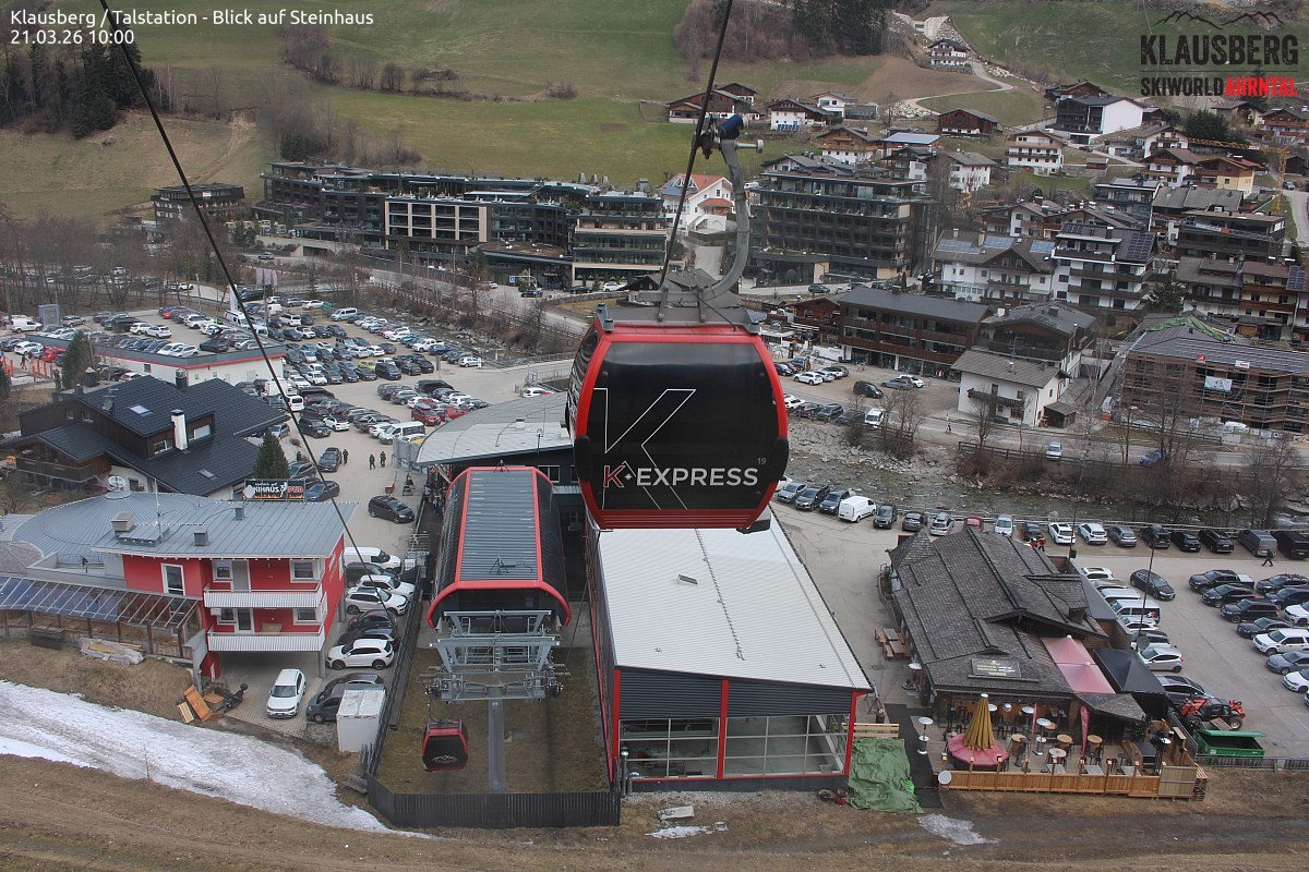 Archiv Foto Webcam Gondelbahn Klausberg, Steinhaus