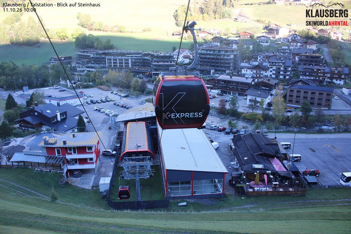 Archived image Webcam Klausberg gondola, Cadipietra/Steinhaus